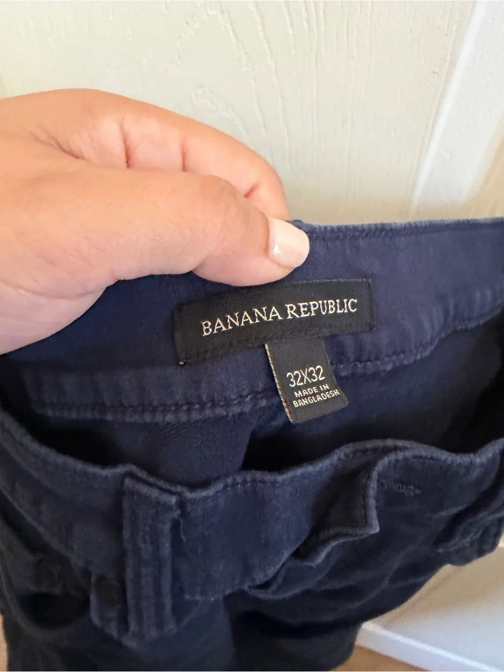 Banana Republic Men's Skinny Pants in Dark Navy